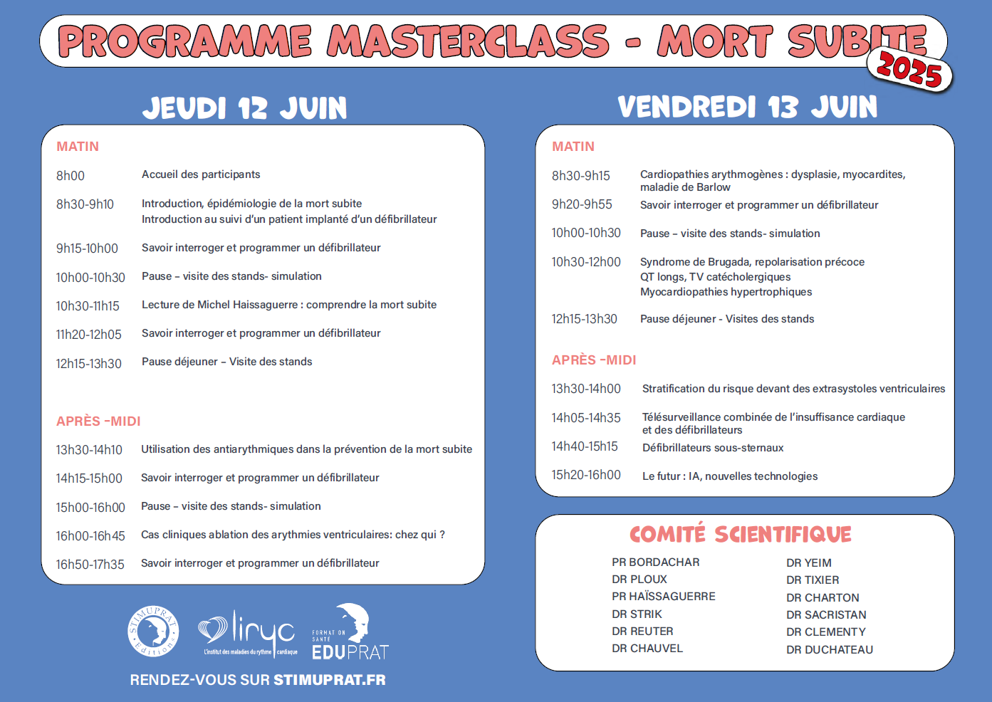 Programme de la masterclass